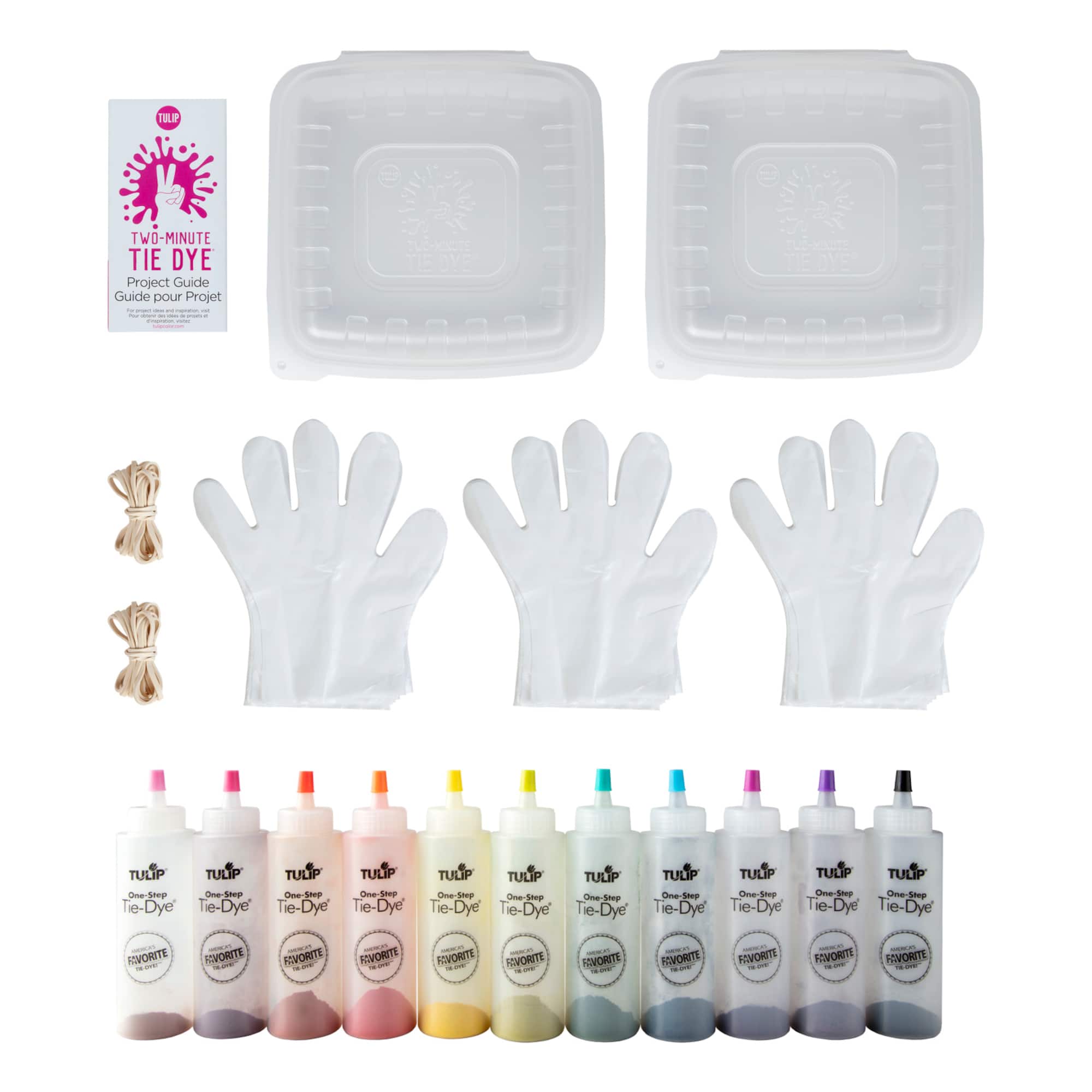 6 Pack: Tulip® Two-Minute Tie Dye® Kit
